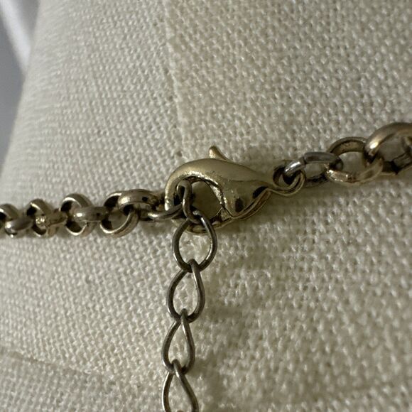 Bridgerton Women Necklace Statement Multicolor Stones Rhinestone Gold Chain - Picture 11 of 11